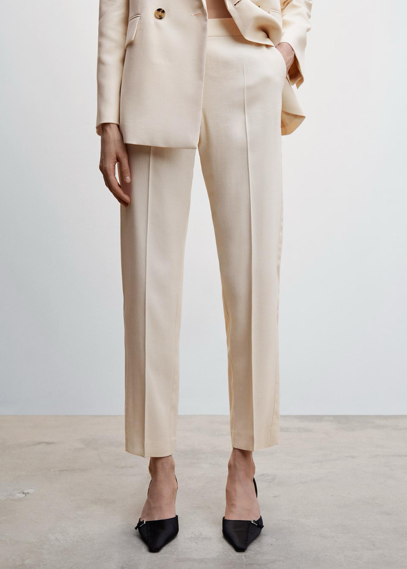 Mango - Pantalon fluido traje