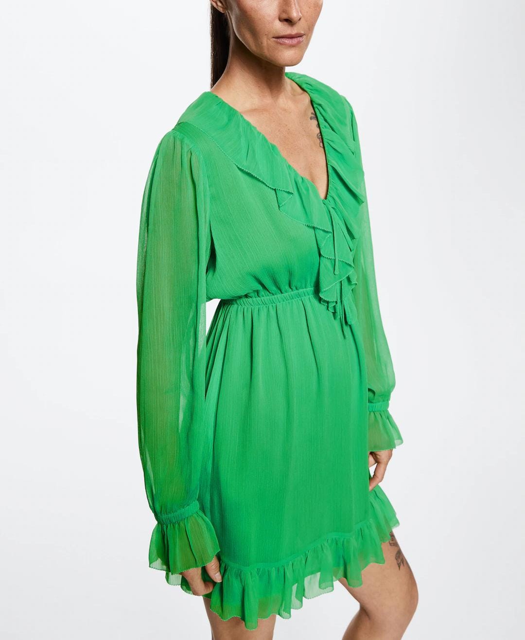 Mango - Vestido Green