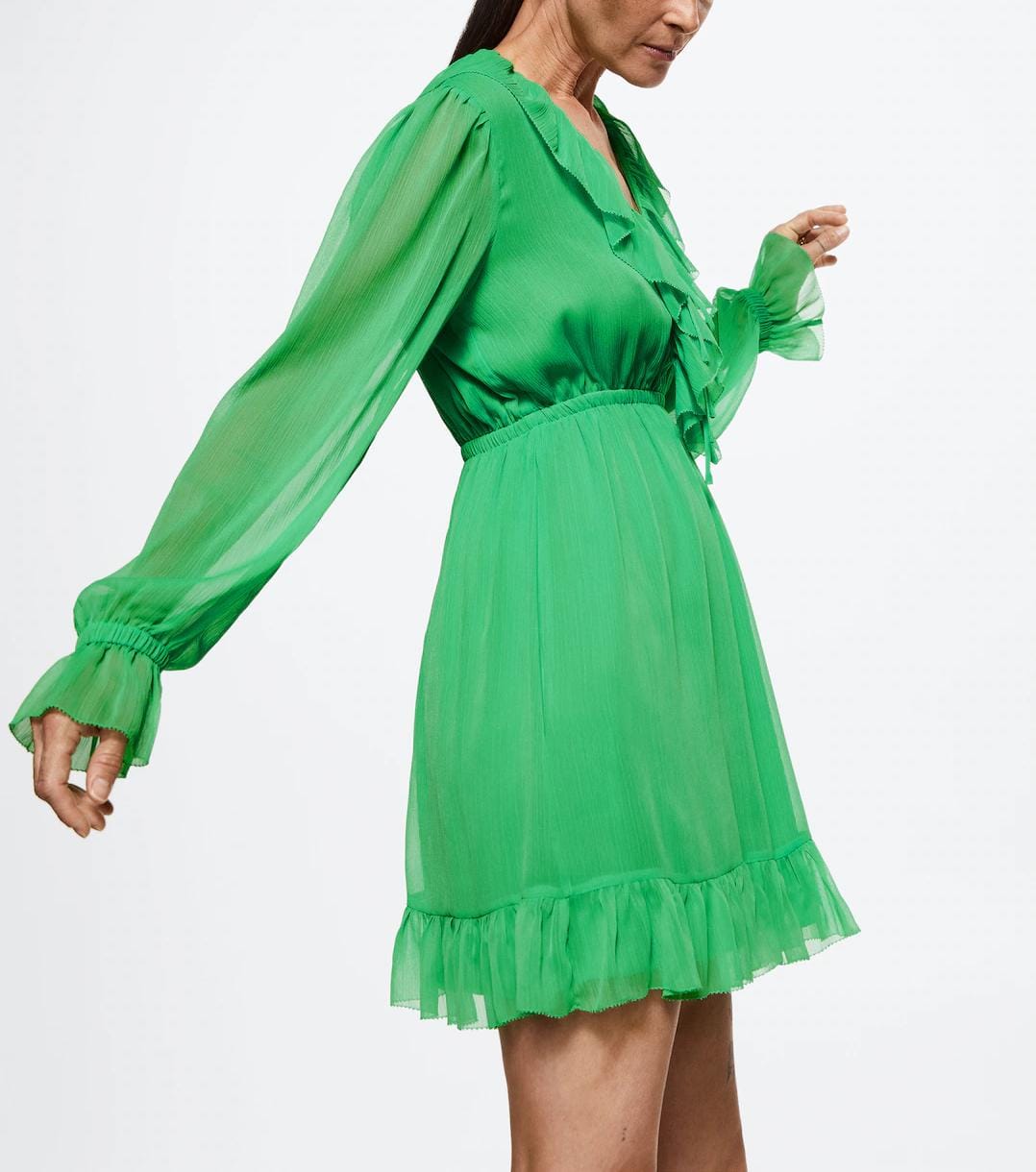 Mango - Vestido Green