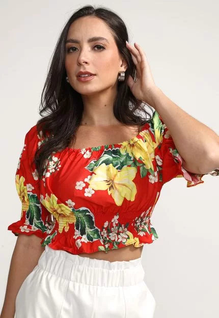 Mia Bakana - LancaPerfume - Blusa Floreada